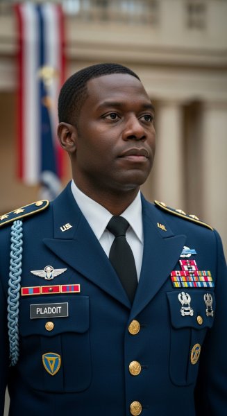 A black military officer #3