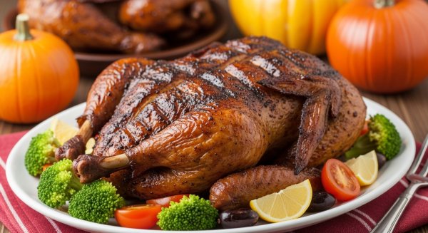 Traditional Thanksgiving grilled turkey #3