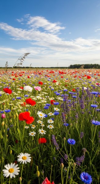 wild flowers on a field #1