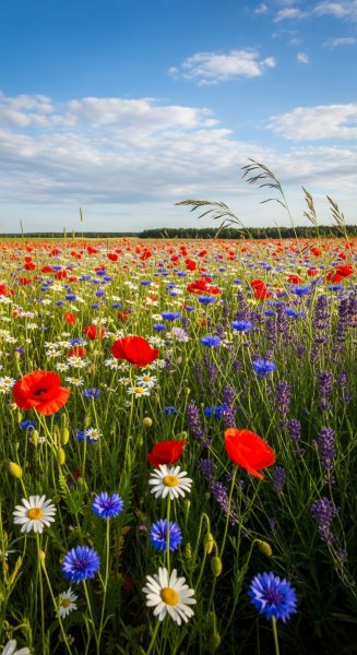 wild flowers on a field #2