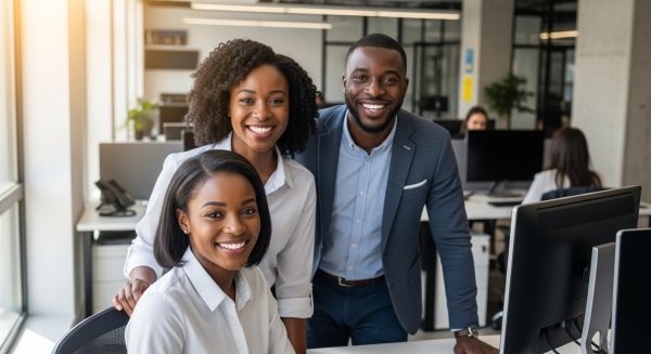 Black people in an Office #1