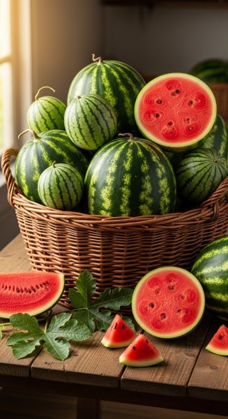 Watermelons in a big basket #2